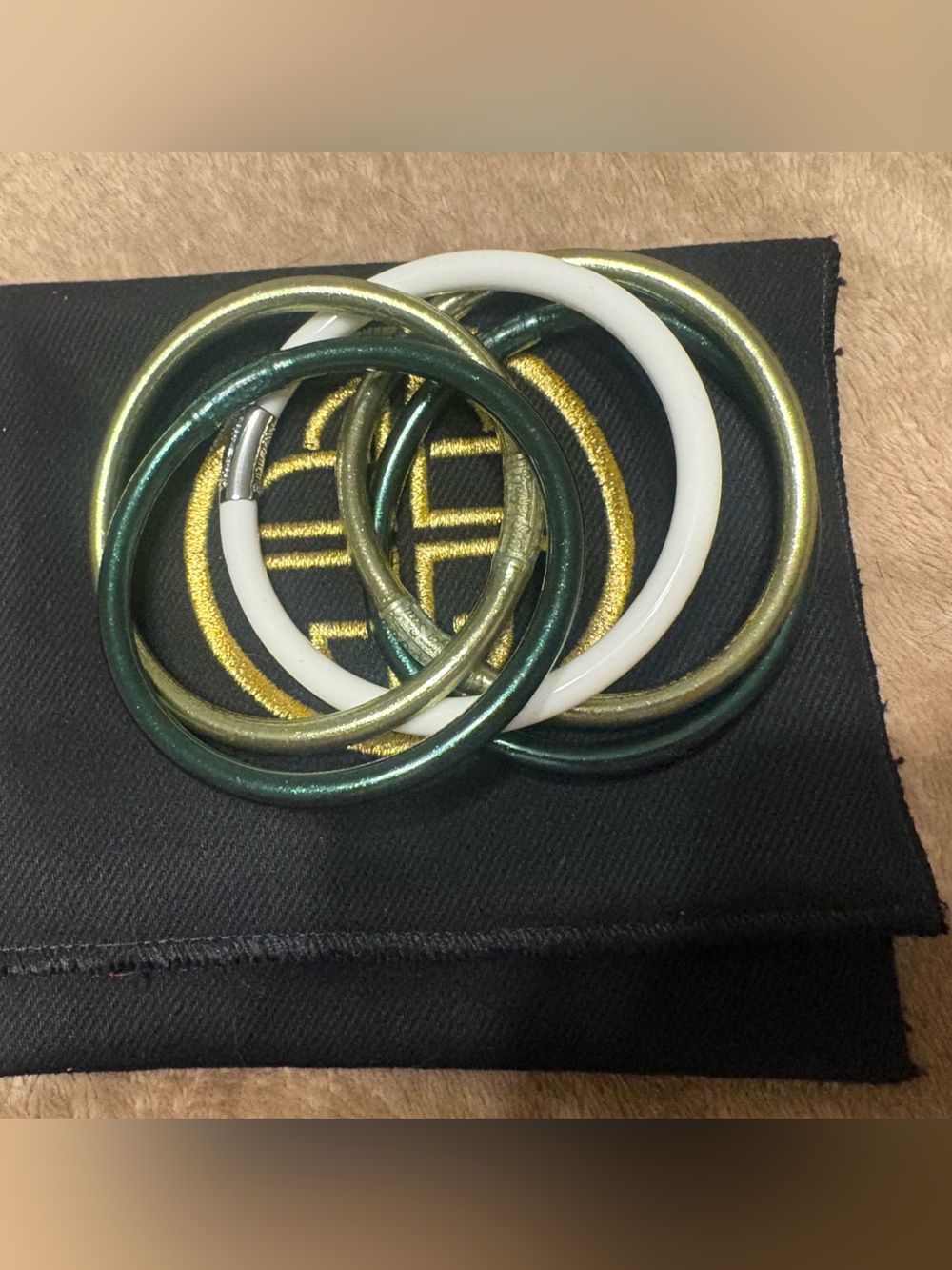BuDhaGirl bangles - Green set